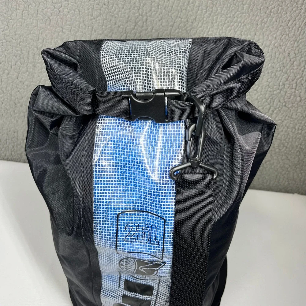 Gill 25L Dry Bag Waterproof Roll Top Voyager Sailing Kayaking Storage Black Bag